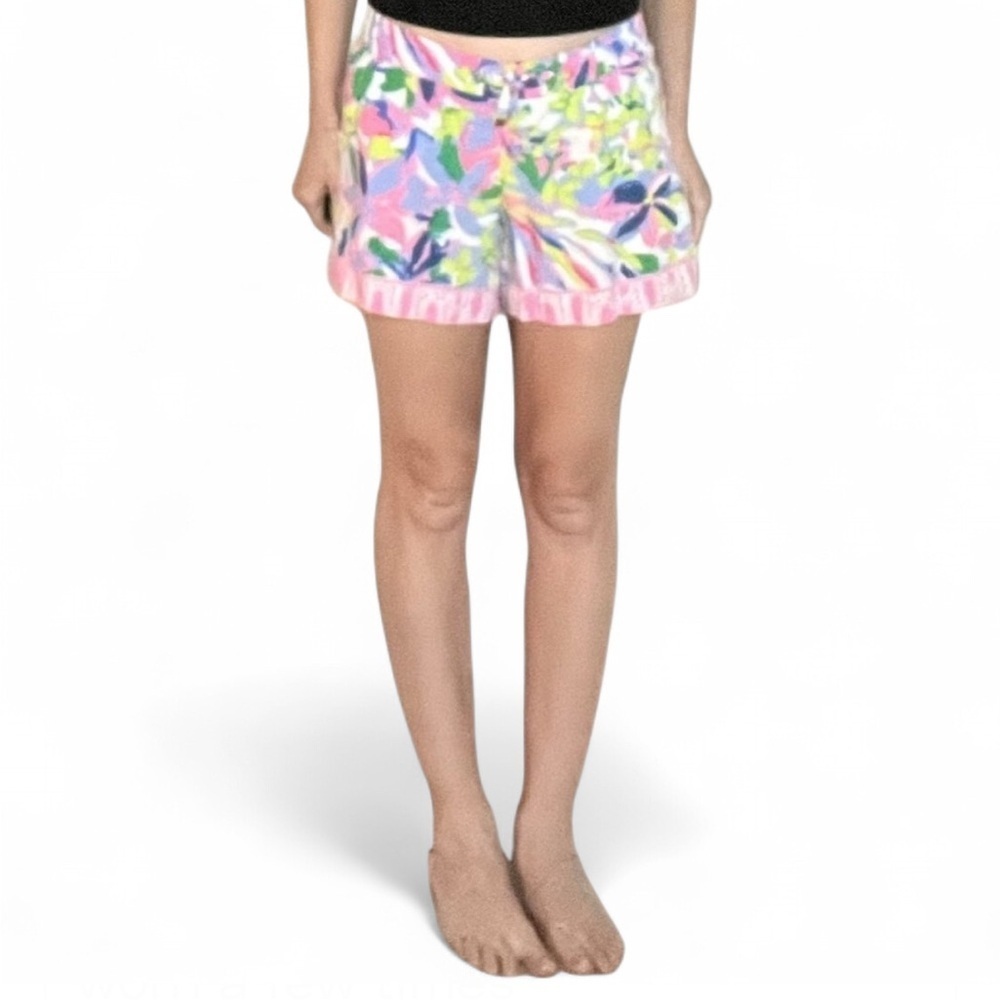 Lilly Pulitzer 5'' Katia Shorts Havin A Blast Engineered Size XXS. Tropical - Picture 3 of 11
